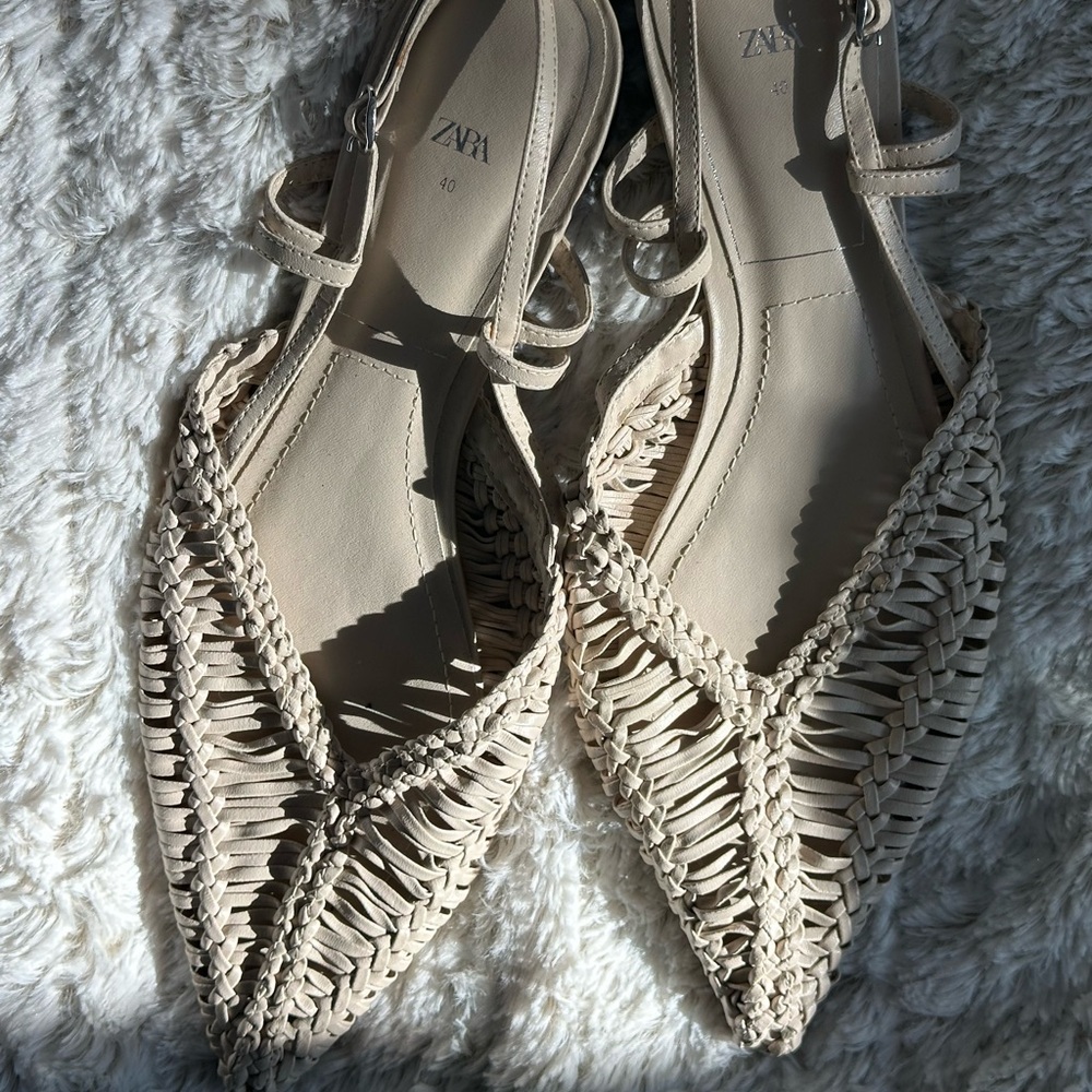 Woven Zara Flats